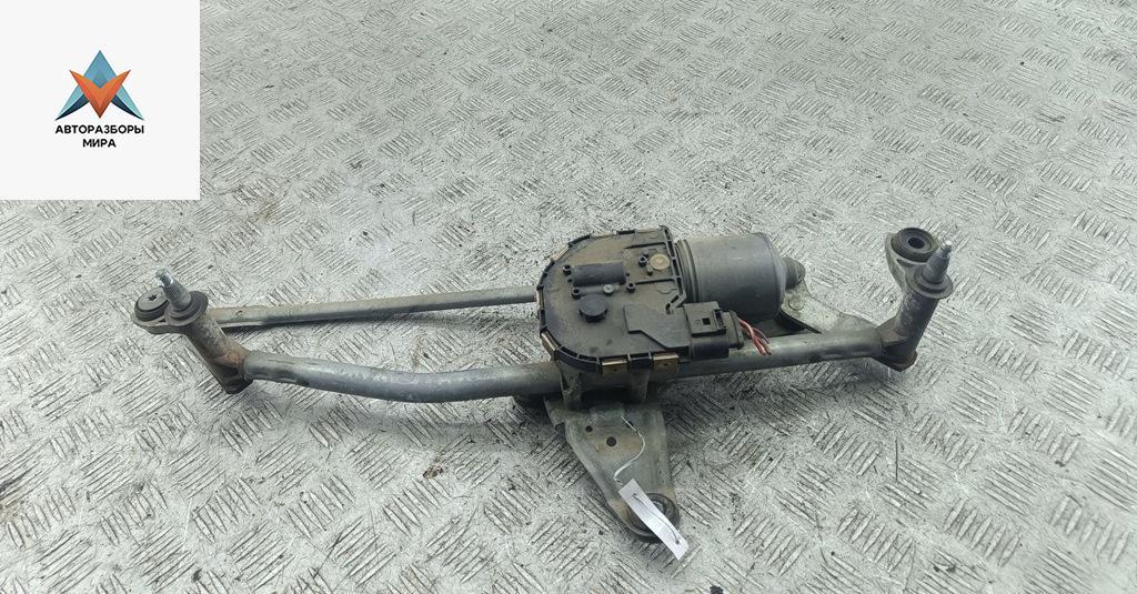 Механизм стеклоочистителя переднего (трапеция дворников) Volkswagen Passat B6 2006, 2.0 л., дизель, МКПП, чёрный, универсал - фото №1