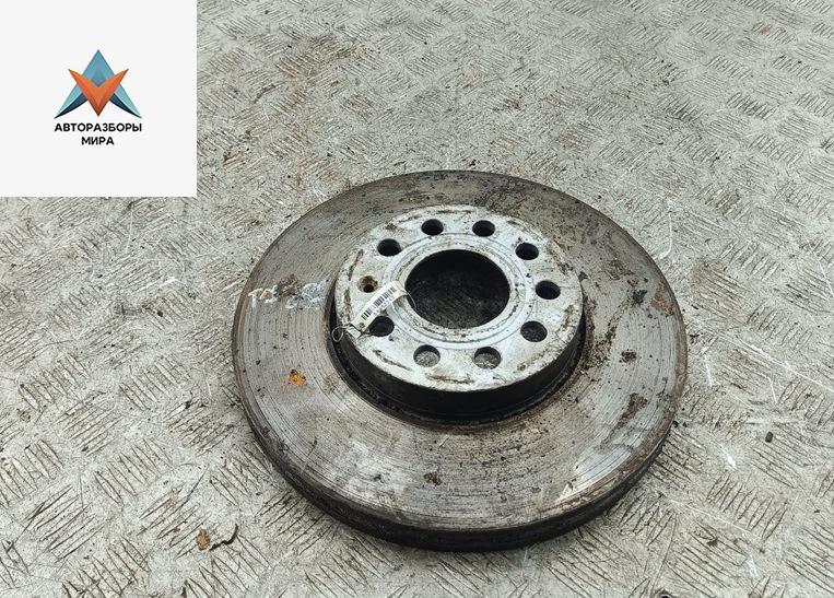 диск тормозной передний SEAT Altea 1 поколение 2004, 1.9 л., дизель, МКПП, красный, минивэн - фото №1