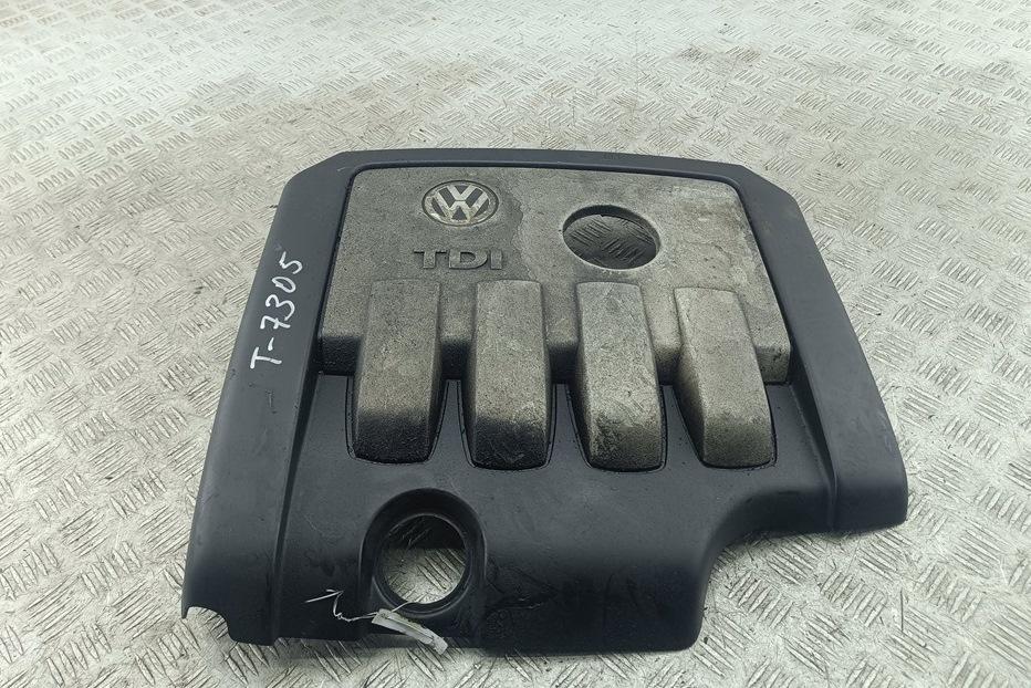 декоративная крышка двигателя Volkswagen Touran 2005, 2.0 л., дизель, МКПП, чёрный, минивэн