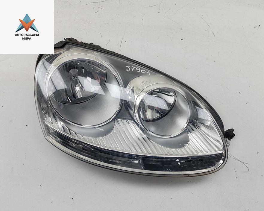 фара правая Volkswagen Golf 5 поколение 2005, 1.4 л., бензин, МКПП, синий, хетчбэк 5 дв., 1K6941030P - фото №1