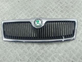 решетка радиатора Skoda Octavia mk2 (A5 1Z) 2007, чёрный, универсал