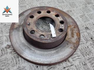 диск тормозной задний Volkswagen Touran 1 поколение 2003, 1.6 л., бензин, МКПП, серый, минивэн