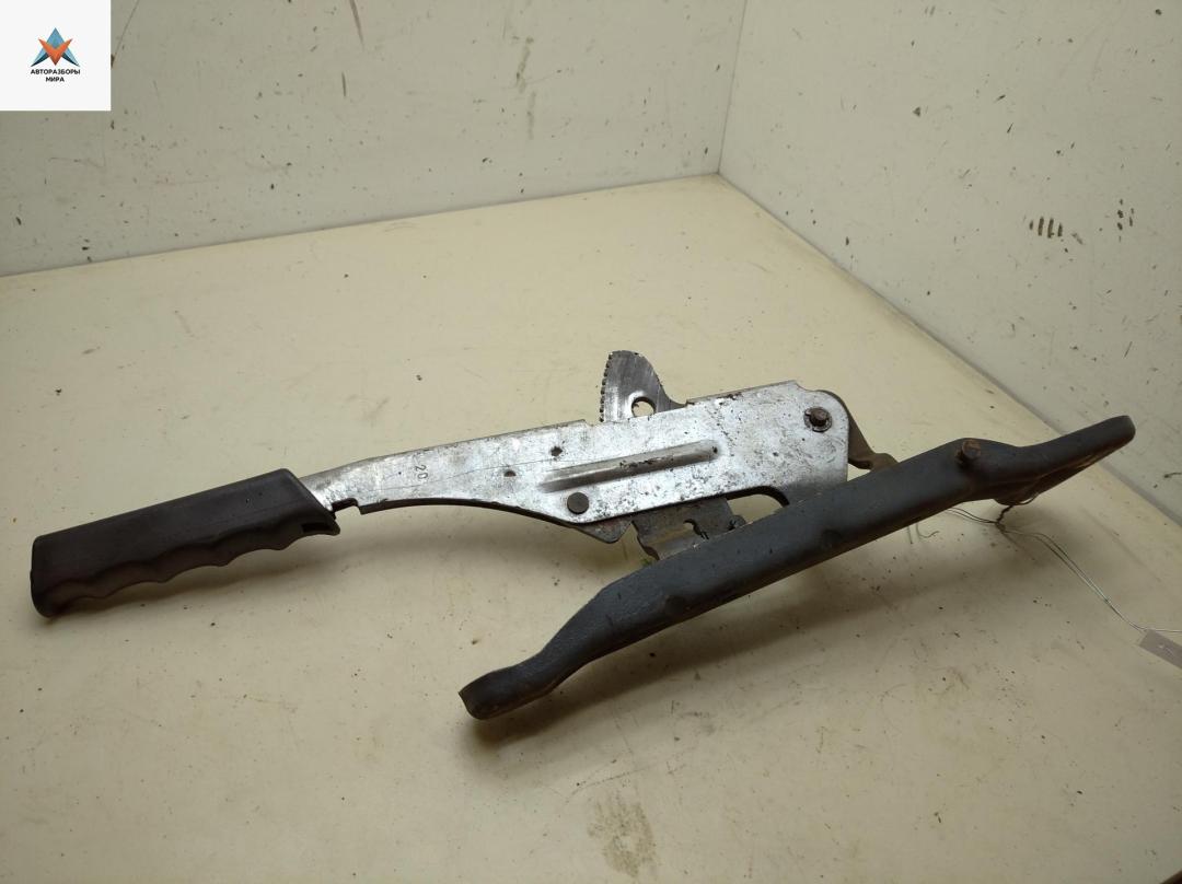 рычаг ручного тормоза (ручника) Volkswagen Transporter T4 1992, 2.4 л., дизель, МКПП, серый, микроавтобус, 701711307 - фото №1