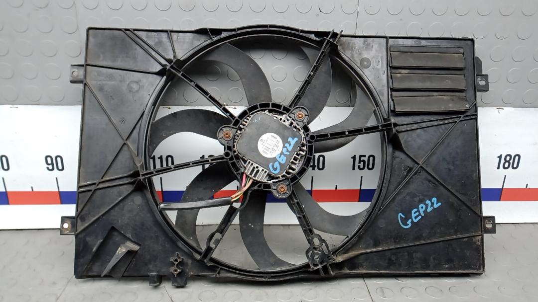 вентилятор радиатора Skoda Octavia 2 поколение (A5) 2007, 1.6 л., бензин, МКПП, хетчбэк 5 дв. - фото №1