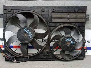 вентилятор радиатора Skoda Superb 2 поколение 2011, 2.0 л., дизель, АКПП, хетчбэк 5 дв.