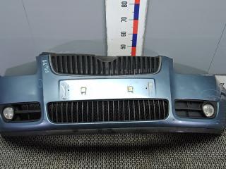 бампер передний Skoda Fabia 2 поколение (5J) 2008, 1.2 л., 6V, бензин, МКПП, универсал