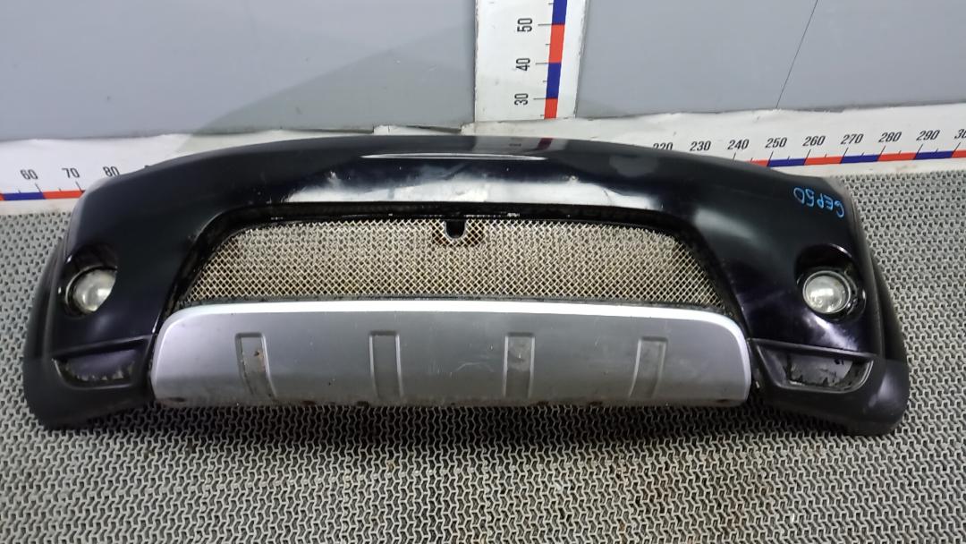 бампер передний Mitsubishi Outlander 2 поколение 2008, 2.2 л., дизель, МКПП, внедорожник 5 дв. - фото №1