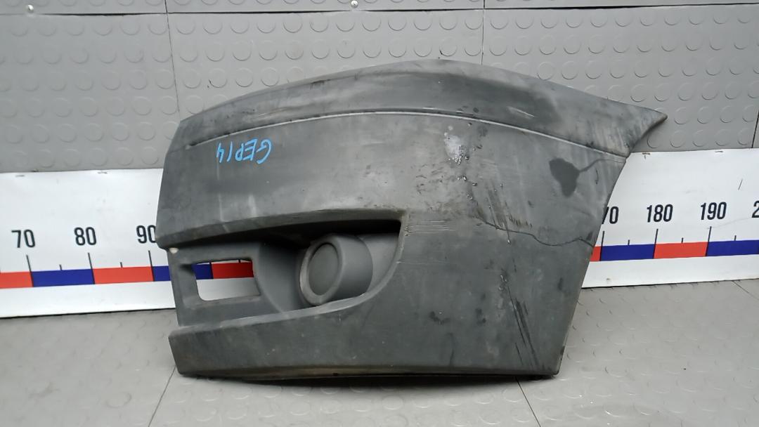 клык бампера передний левый Ford Transit 7 поколение 2008, 2.4 л., дизель, МКПП, микроавтобус - фото №1