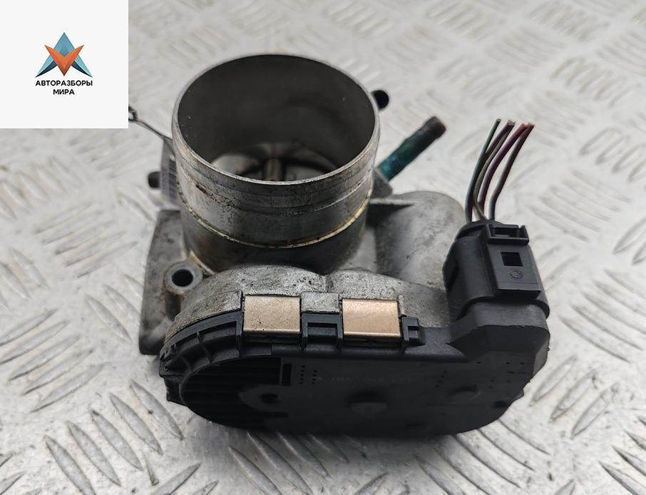 заслонка дроссельная Audi A4 B7 2004, 2.0 л., бензин, МКПП, синий, седан, 06B133062H, 0280750088 - фото №1