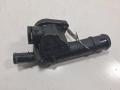 фланец (тройник) системы охлаждения Volkswagen Passat B6 2006, 2.0 л., дизель, МКПП, чёрный, универсал, 03G121132B - фото №2