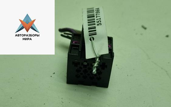 разъем (фишка) проводки Porsche Cayenne 955 2003, 4.5 л., бензин, АКПП, чёрный, внедорожник 5 дв., 6Q0972883 - фото №1