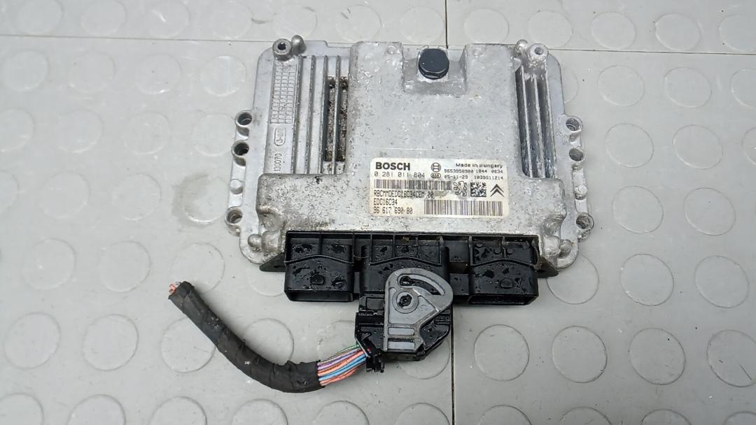 ЭБУ Citroen C5 2 поколение 2012, 2.0 л., дизель, МКПП, универсал, 0281011804, 9661769080 - фото №1