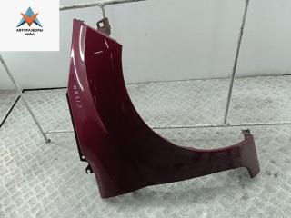 крыло переднее правое Ford Fiesta 6 поколение 2009, 1.3 л., бензин, МКПП, красный, хетчбэк 3 дв.