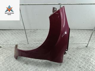 крыло переднее левое Ford Fiesta 6 поколение 2009, 1.3 л., бензин, МКПП, красный, хетчбэк 3 дв.