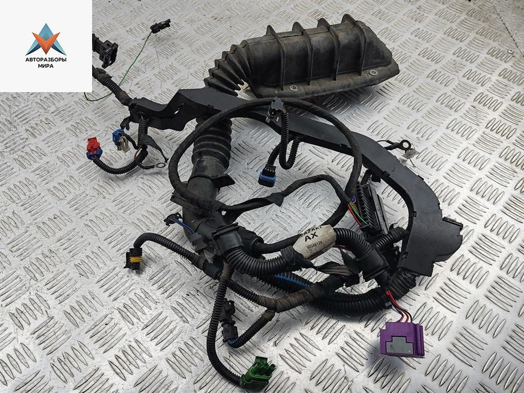 проводка двигателя Opel Vectra B 1998, 1.6 л., бензин, МКПП, серый, седан - фото №1