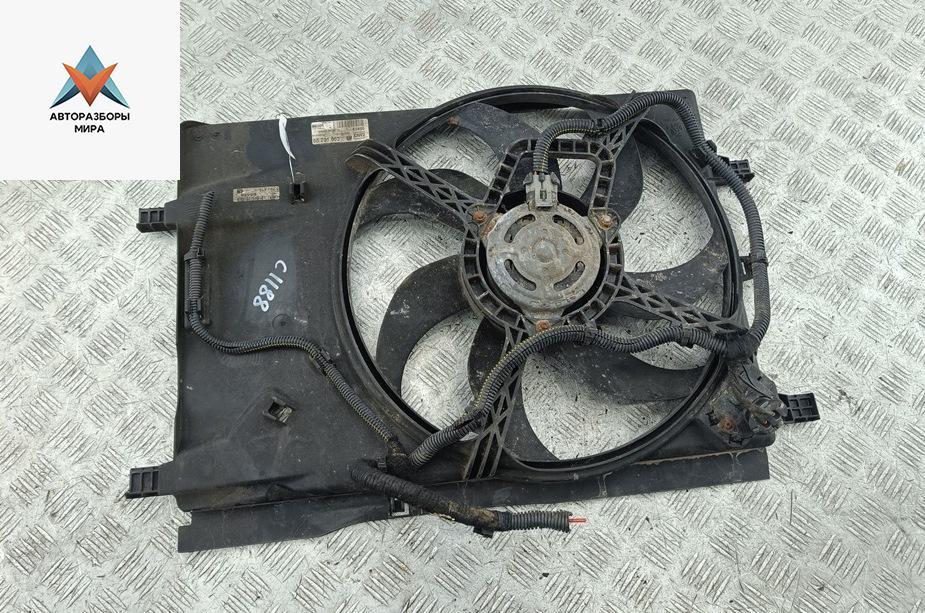 вентилятор радиатора Opel Corsa D 2007, 1.2 л., бензин, робот, серый, хетчбэк 5 дв., 5501002 - фото №1