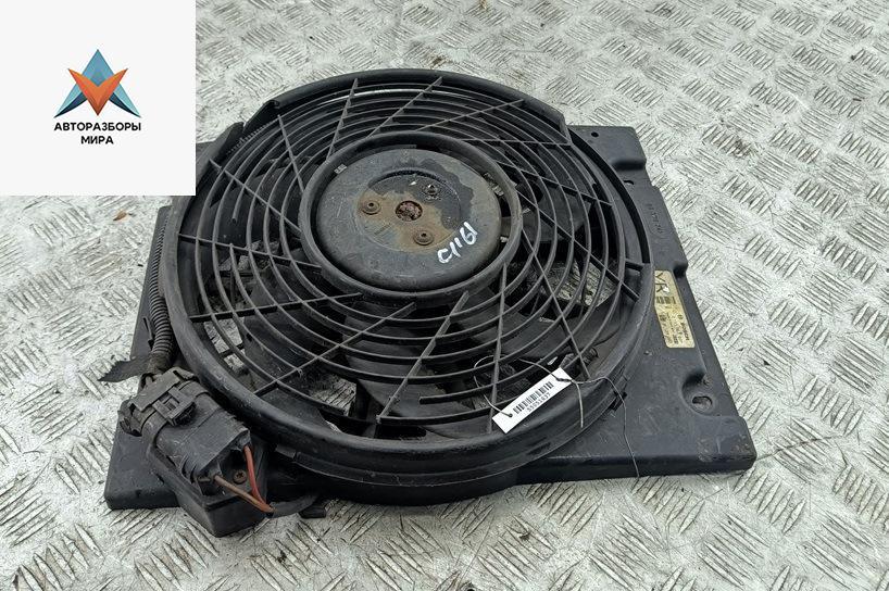 вентилятор радиатора Opel Astra G 2002, 1.6 л., бензин, МКПП, синий, универсал - фото №1