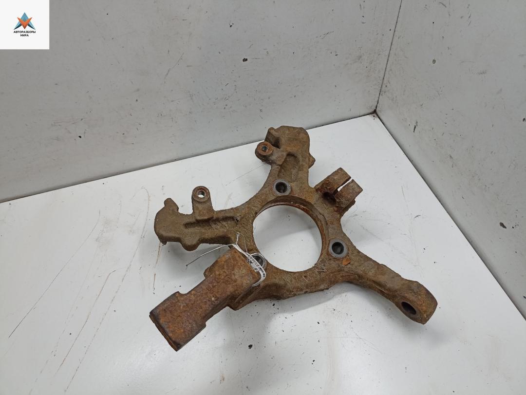 Кулак (корпус ступицы) передний левый Opel Astra G 2002, 1.6 л., бензин, МКПП, серый, универсал - фото №1