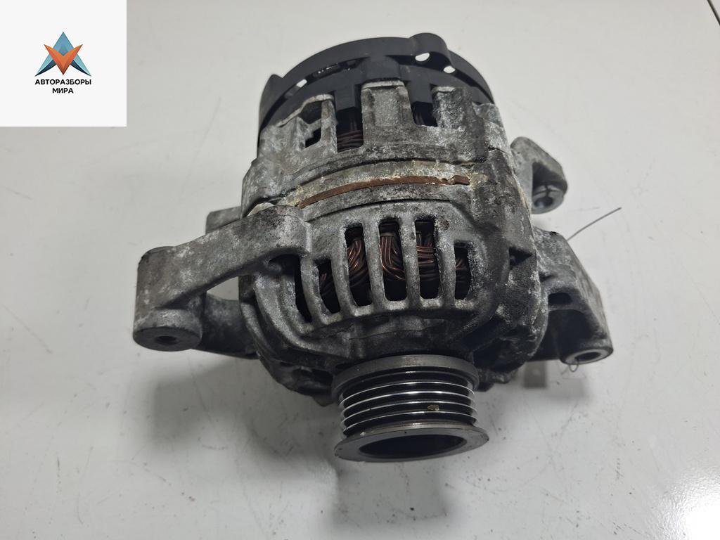 генератор Opel Astra G 1998, 1.6 л., бензин, МКПП, зелёный, универсал, 0124225002 - фото №1