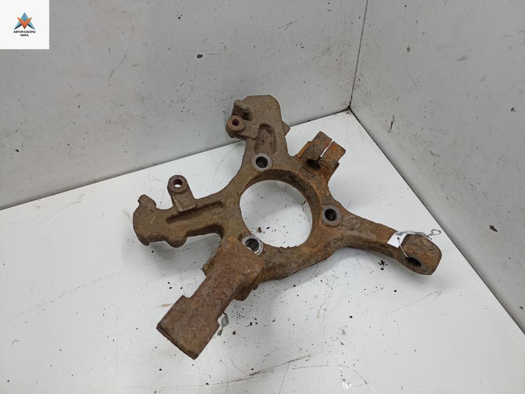 Кулак (корпус ступицы) передний левый Opel Astra G 2002, 1.6 л., бензин, МКПП, синий, универсал - фото №1