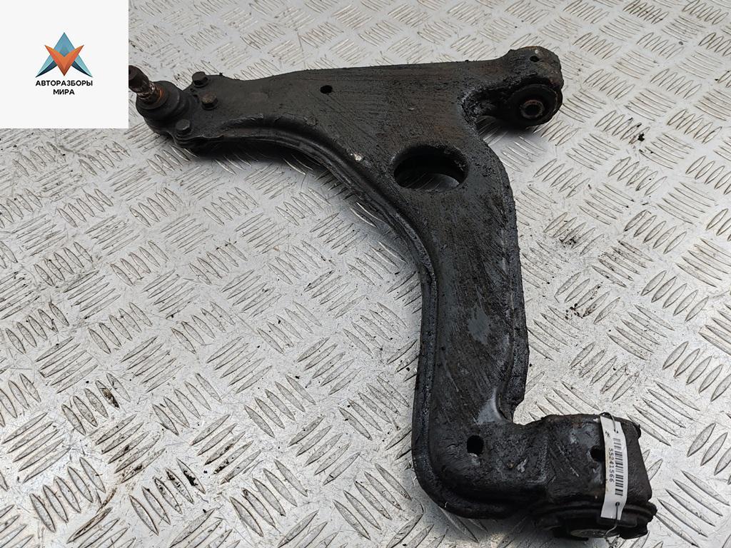рычаг передний левый Opel Astra G 2002, 2.2 л., дизель, МКПП, серый, хетчбэк 5 дв. - фото №1