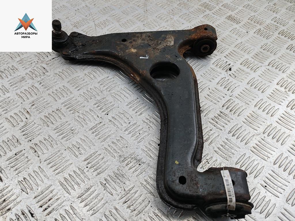 рычаг передний левый Opel Astra H 2004, 1.6 л., бензин, МКПП, серый, хетчбэк 5 дв. - фото №1