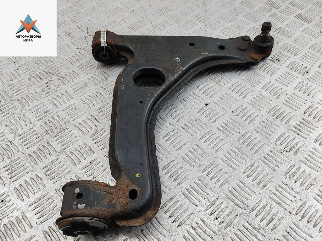 рычаг передний правый Opel Astra H 2004, 1.6 л., бензин, МКПП, серый, хетчбэк 5 дв. - фото №1
