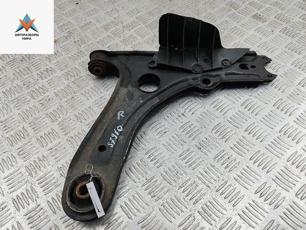 рычаг передний правый Volkswagen Golf 3 поколение 1995, 1.8 л., бензин, АКПП, синий, хетчбэк 3 дв. - фото №1