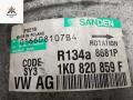 компрессор кондиционера Volkswagen Passat B6 2007, 2.0 л., дизель, 1K0820859F - фото №4