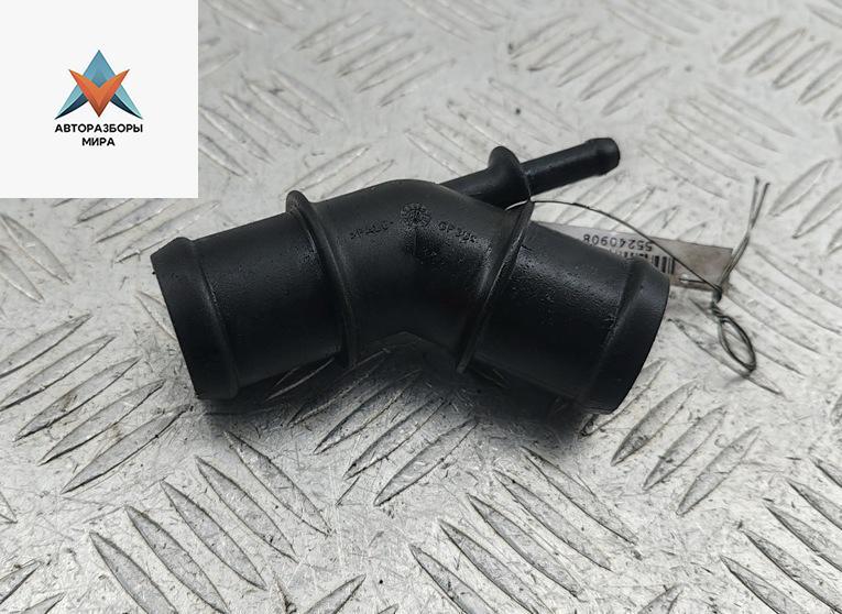 фланец (тройник) системы охлаждения Skoda Octavia mk1 (A4 1U) 2006, 1.9 л., дизель, МКПП, серый, универсал - фото №1