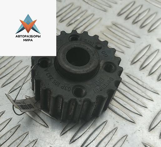 шестерня (звездочка) коленвала Volkswagen Passat B7 2013, 2.0 л., дизель, МКПП, чёрный, универсал, 03P105263A - фото №1