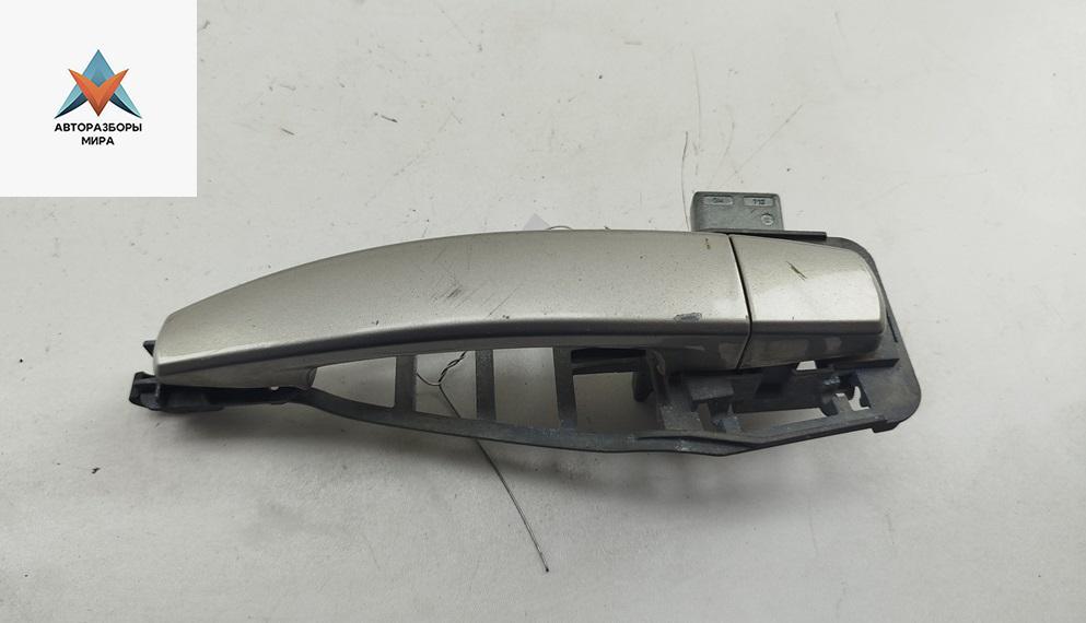 ручка наружная задняя левая Opel Vectra C 2002, 2.2 л., бензин, МКПП, серый, седан, 9180127 - фото №1