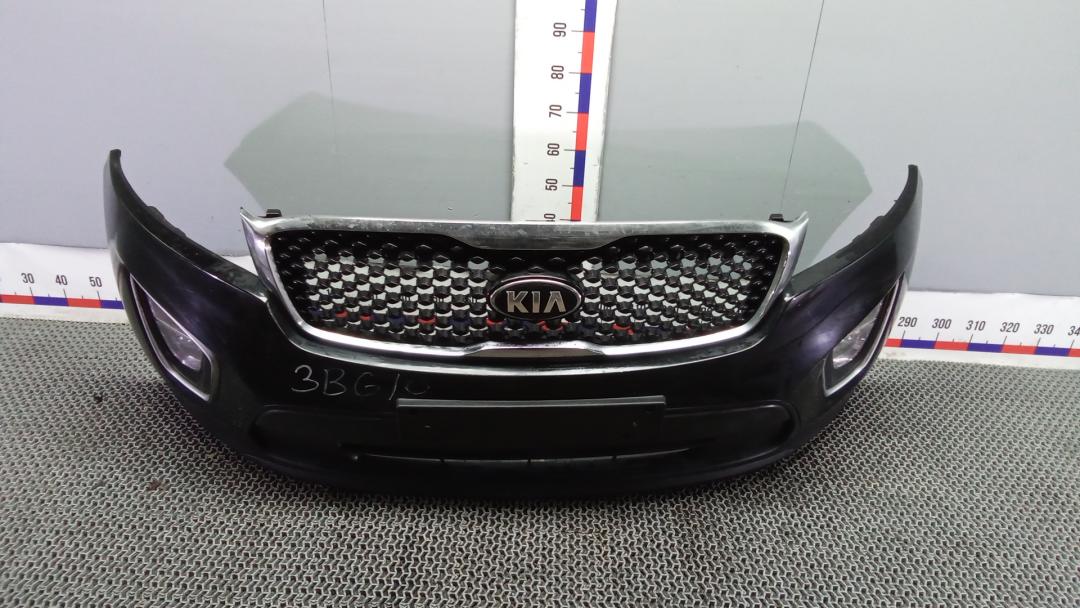 бампер передний Kia Sorento 3 поколение 2015, 2.2 л., дизель, МКПП, внедорожник 5 дв. - фото №1