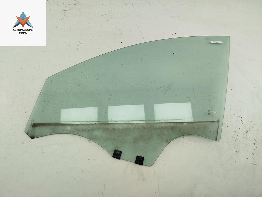 стекло двери передней левой Dacia (Renault) Sandero II 2019, 1.0 л., бензин, МКПП, белый, хетчбэк 5 дв. - фото №1