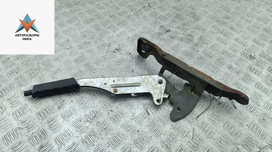 рычаг ручного тормоза (ручника) Volkswagen Transporter T4 1995, 2.4 л., дизель, МКПП, серый, микроавтобус, 701711307 - фото №1