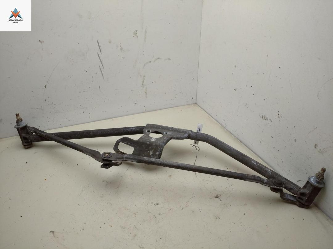 Механизм стеклоочистителя переднего (трапеция дворников) Volkswagen Transporter T4 1995, 2.4 л., дизель, МКПП, серый, микроавтобус - фото №1