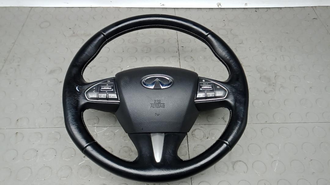 руль Infiniti Q50 1 поколение 2016, 2.2 л., дизель, МКПП, седан - фото №1