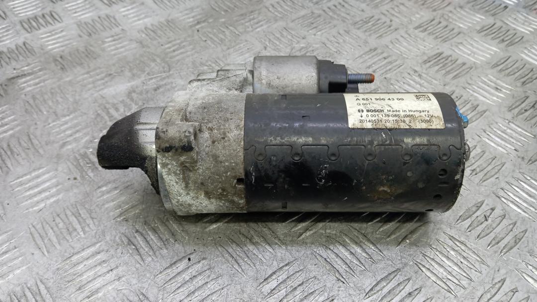 стартер Infiniti Q50 1 поколение 2016, 2.2 л., дизель, МКПП, седан, A6519064300 - фото №1