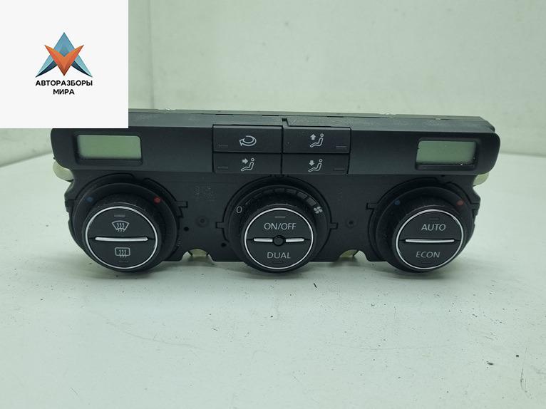 блок управления печки / климат-контроля Volkswagen Passat B6 2006, 2.0 л., бензин, МКПП, серый, седан - фото №1