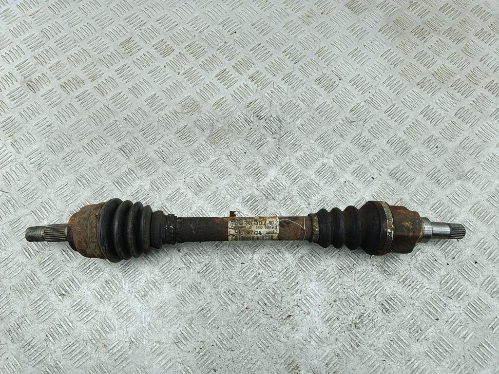 полуось передняя левая (приводной вал, ШРУС) Peugeot 307 2001, 1.6 л., бензин, МКПП, синий, хетчбэк 5 дв., 9636786780