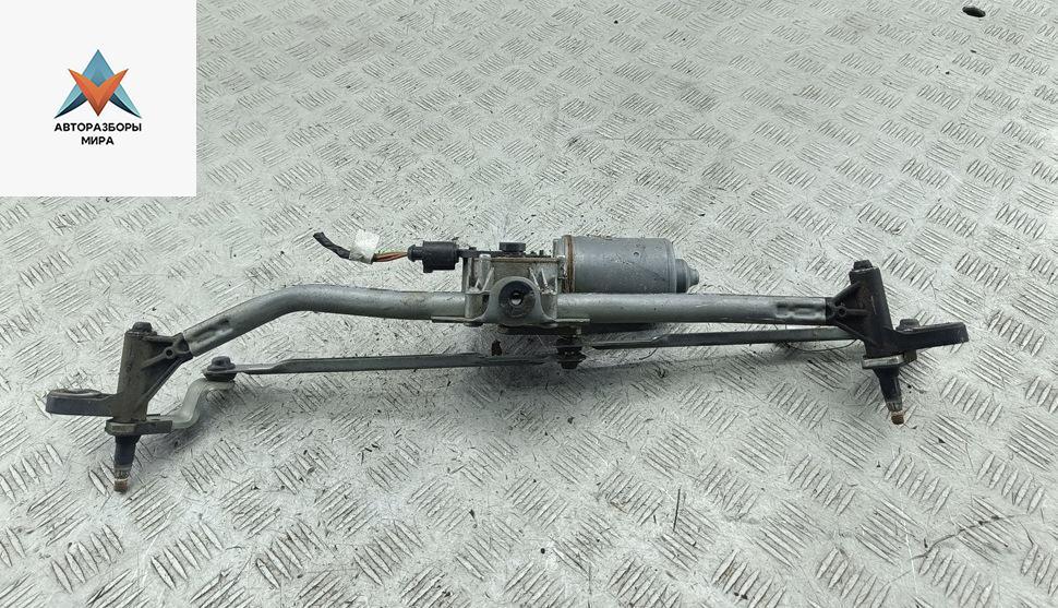 Механизм стеклоочистителя переднего (трапеция дворников) Skoda Fabia 2 поколение (5J) 2009, 1.2 л., бензин, МКПП, красный, универсал - фото №1