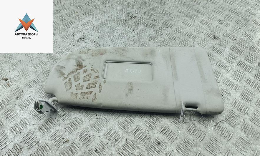 козырек солнцезащитный Volkswagen Caddy 3 поколение 2006, 1.9 л., дизель, АКПП, серый, фургон - фото №1