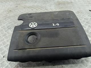 декоративная крышка двигателя Volkswagen Golf 5 поколение 2004, 1.4 л., бензин, МКПП, чёрный, хетчбэк 5 дв.
