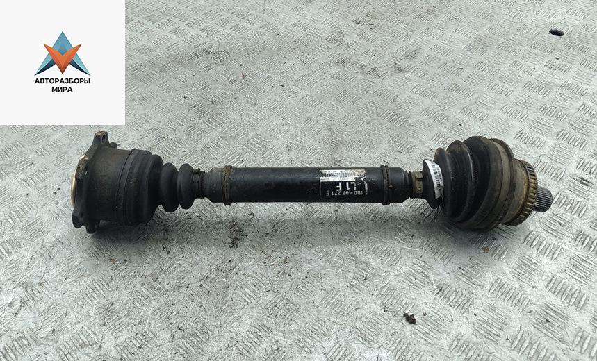 полуось передняя левая (приводной вал, ШРУС) Audi A6 4B/C5 1997, 2.8 л., бензин, АКПП, синий, седан, 4B0407271F - фото №1
