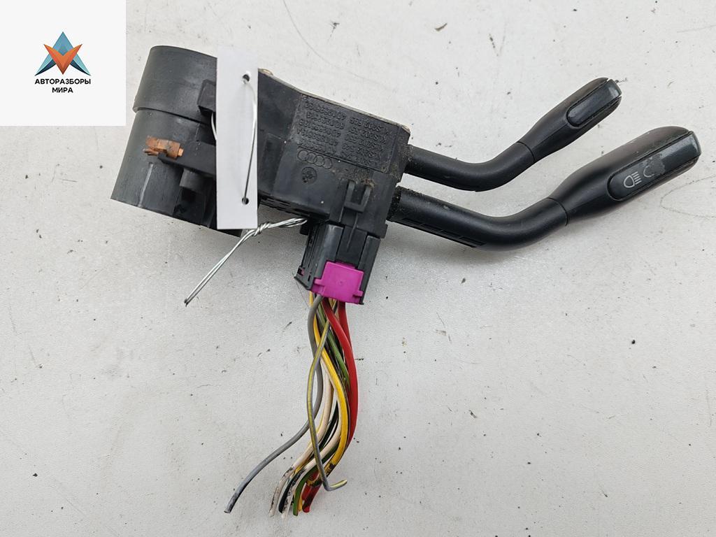 переключатель поворотов Audi A4 B5 1996, 1.6 л., бензин, МКПП, серый, седан, 4D0953513 - фото №1