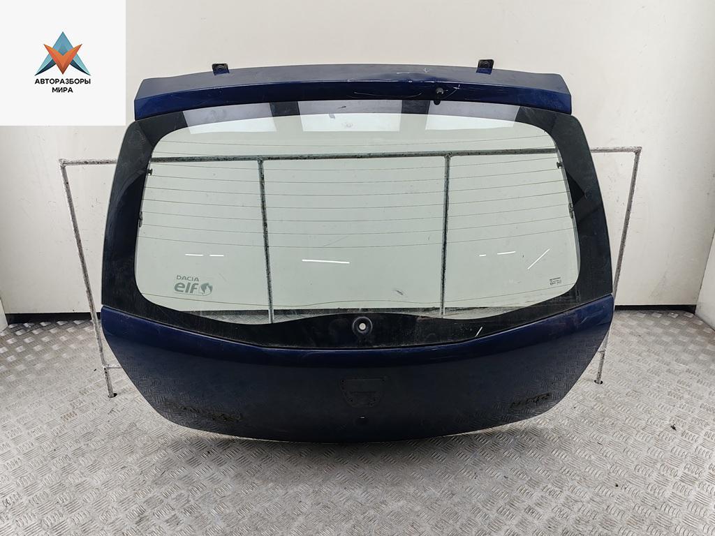 крышка багажника Dacia (Renault) Sandero I 2009, синий, хетчбэк 5 дв. - фото №1