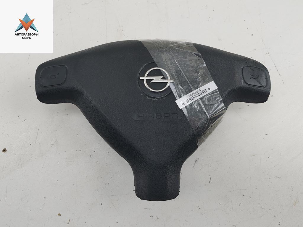подушка безопасности водителя Opel Astra G 2002, 1.6 л., бензин, МКПП, серый, универсал, 161403 - фото №1