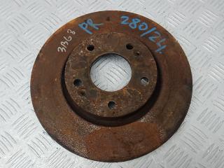 диск тормозной передний Kia Ceed 1 поколение [рестайлинг] 2010, 1.6 л., бензин, МКПП, хетчбэк 5 дв.