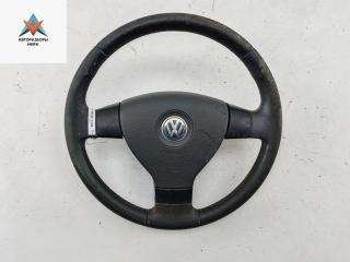 руль Volkswagen Golf 5 поколение 2005, 2.0 л., бензин, МКПП, чёрный, хетчбэк 3 дв.