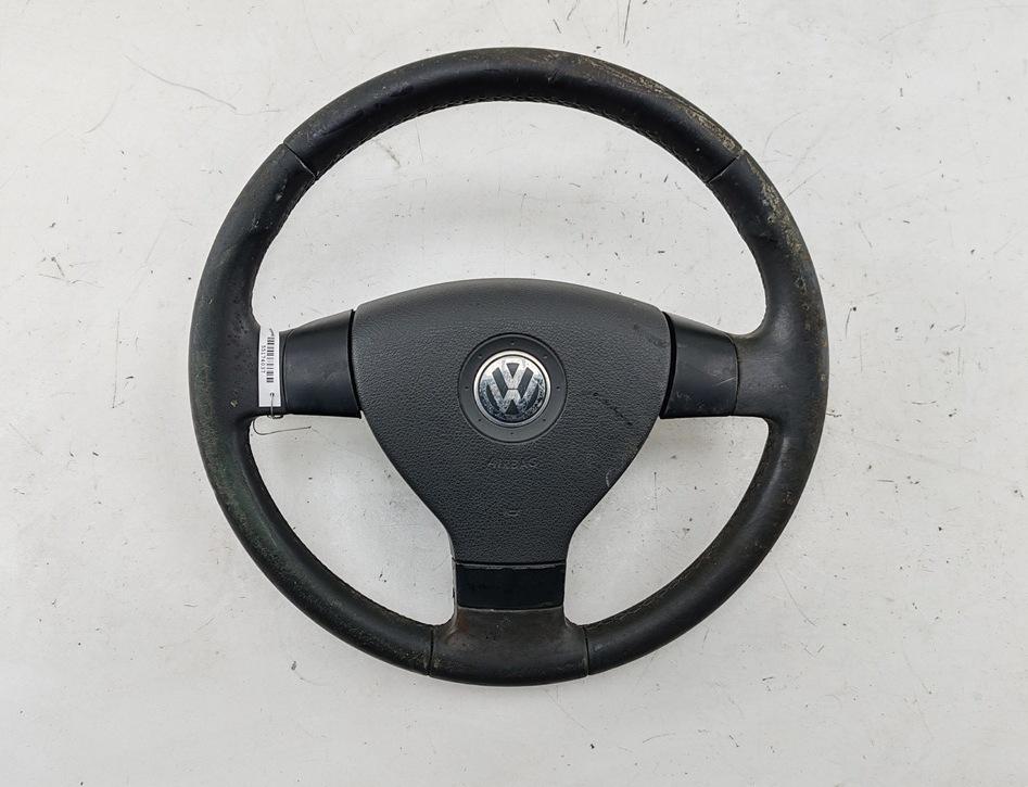 руль Volkswagen Golf-5 2005, 2.0 л., бензин, МКПП, чёрный, хетчбэк 3 дв.